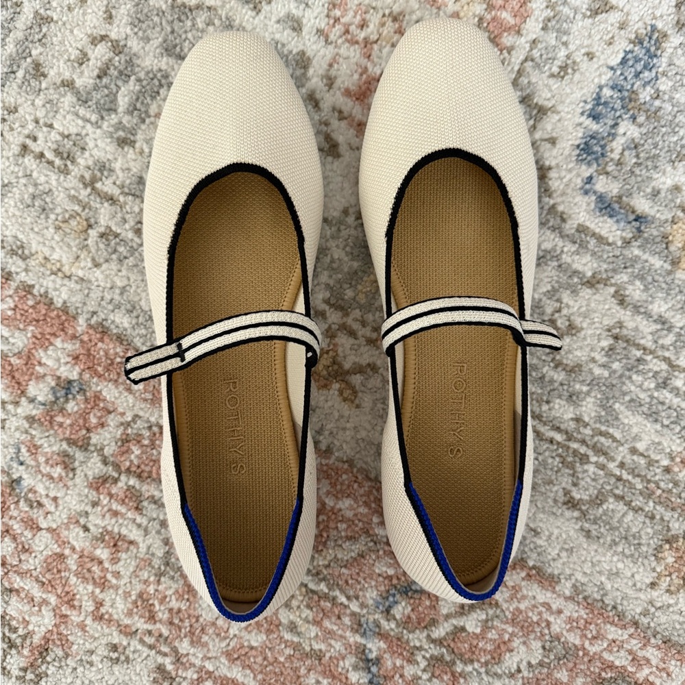 Square Mary Jane (Gardenia) size 10